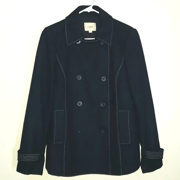 Loft Short Pea Coat - Picture 1 of 4